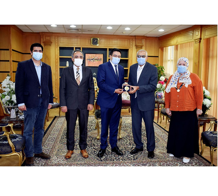 Mansoura University honored Prof. Muhammad El-Sergany