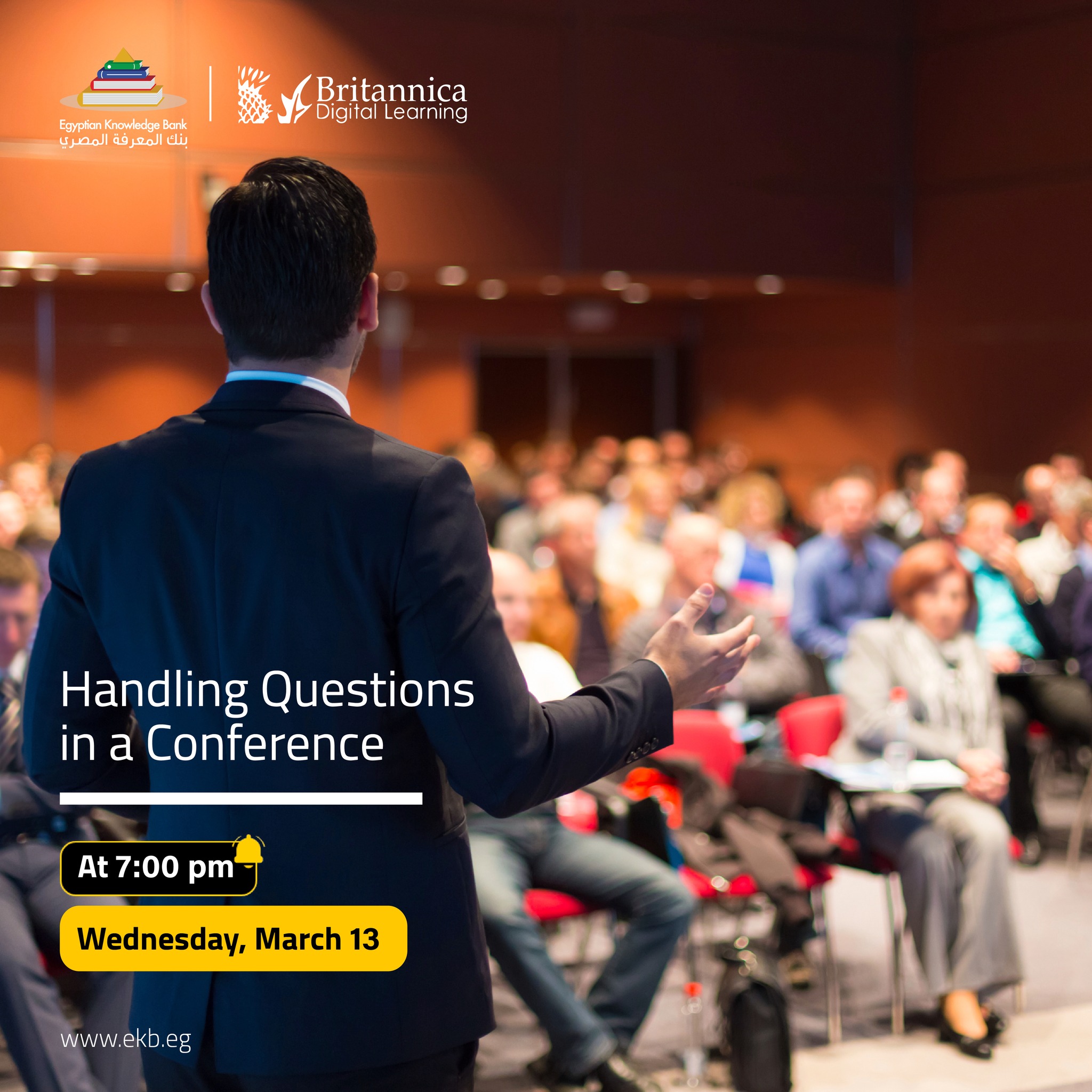 Handling questions in a conference/ EKB