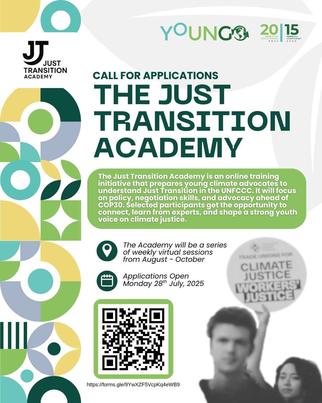 YOUNGO Just Transition Academy — 1st Cohort Application Form