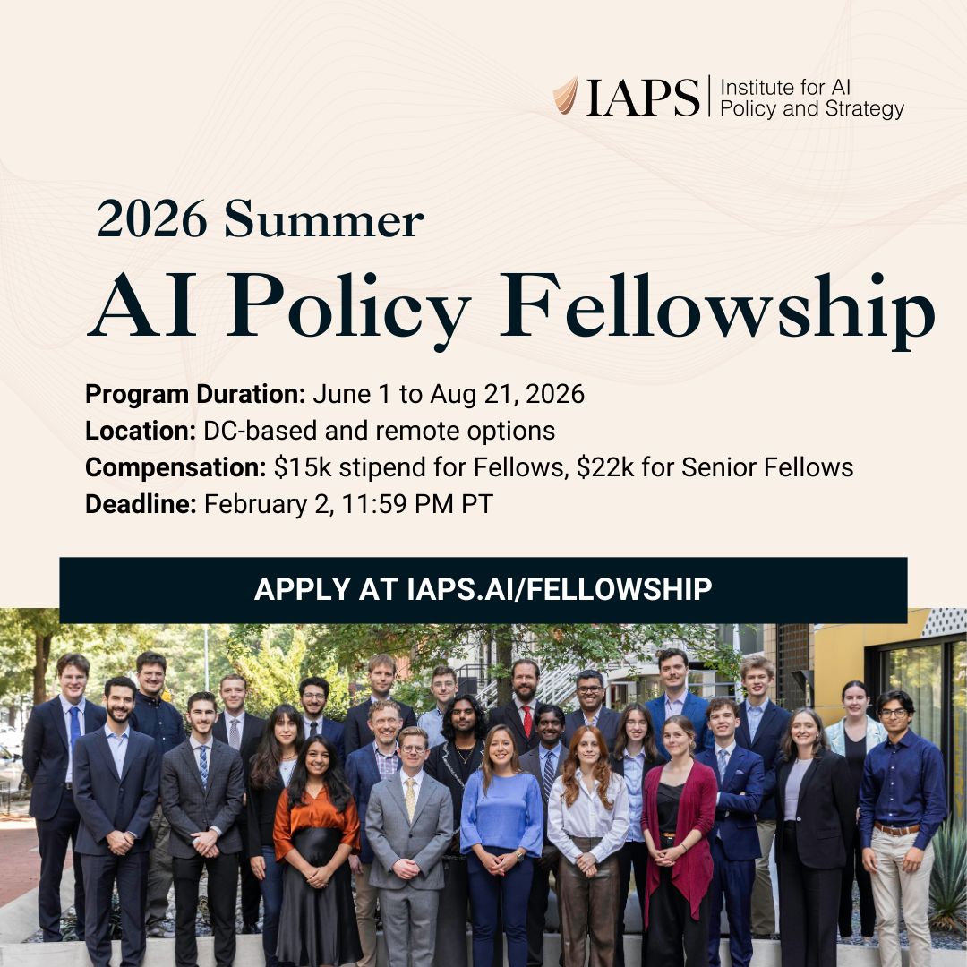 IAPS AI Policy Fellowship 2026