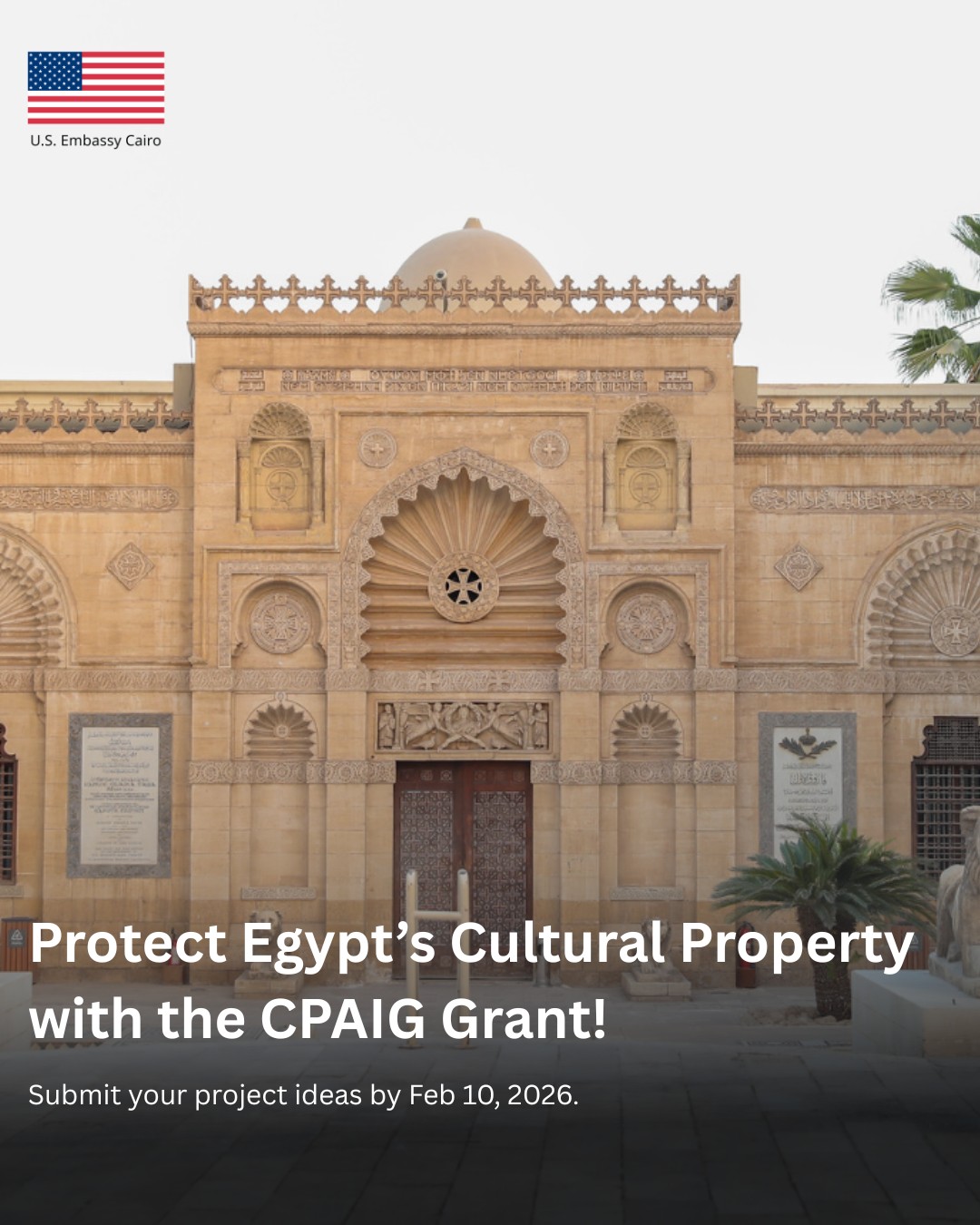 Grant Opportunity: CPAIG 2026 for Cultural Heritage Protection in Egypt