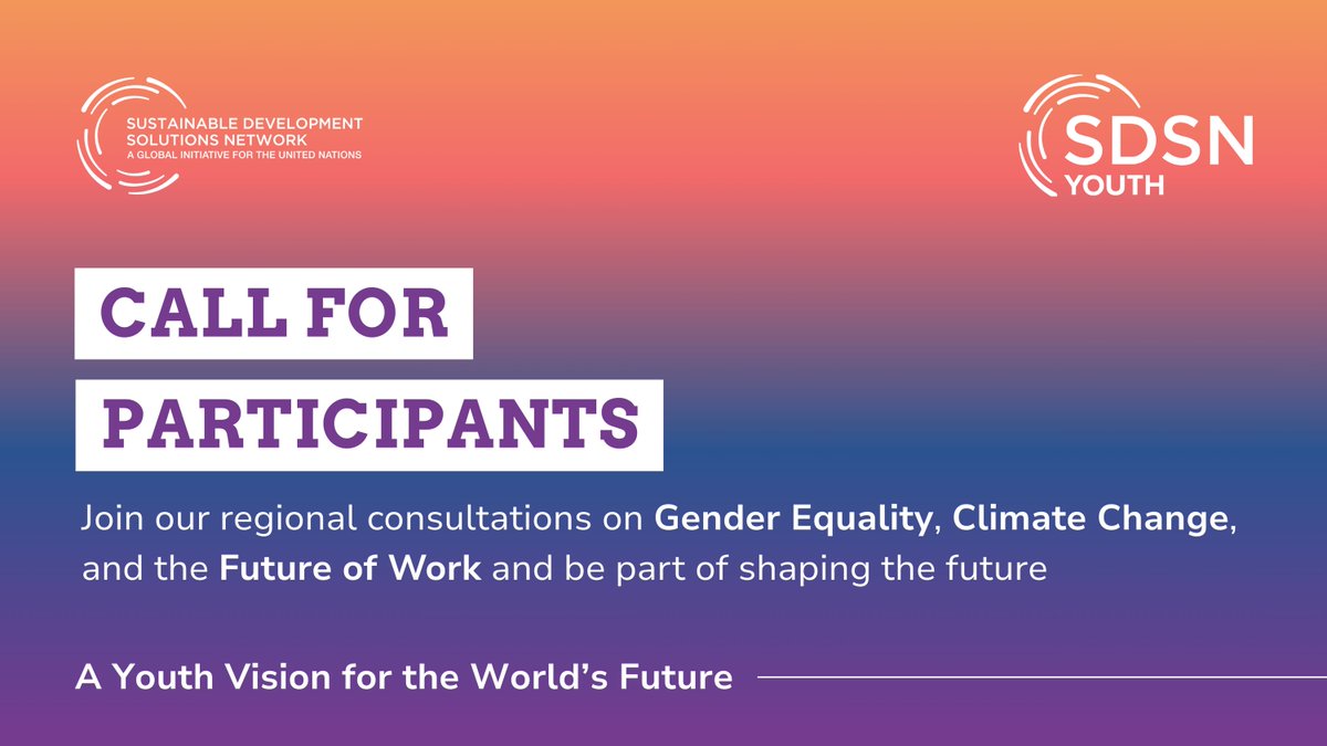 Call for Participants "A Youth Vision for the World’s Future"