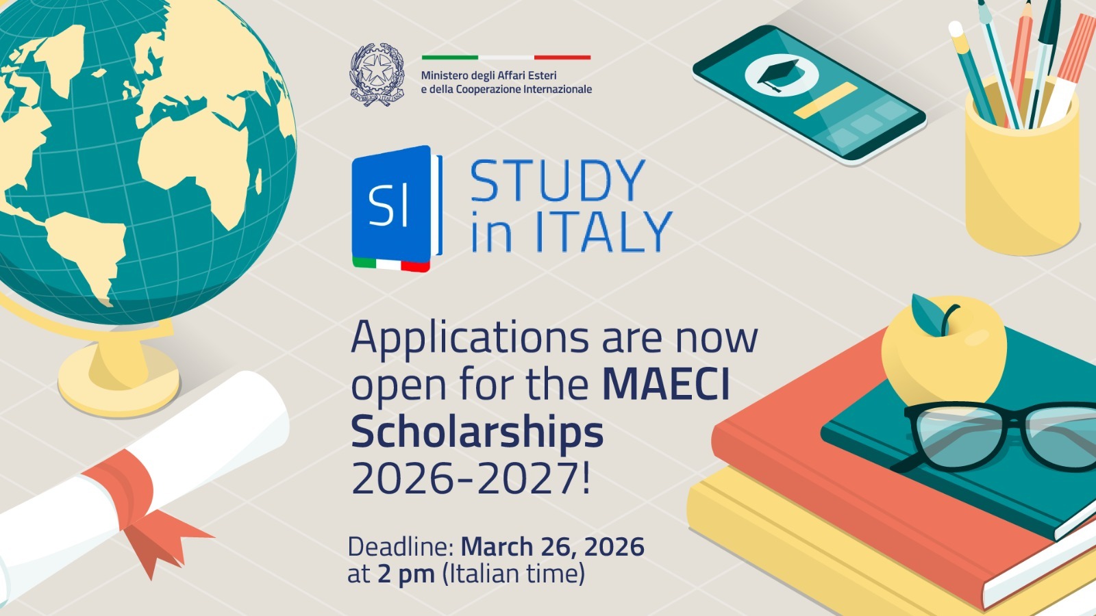 Italian Government Scholarships 2026-2027